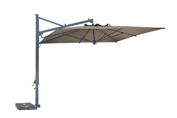 Sonnenschirm SCOLARO �Galileo Maxi Dark 4x4� Ampelschirm, Alu hanging Parasol